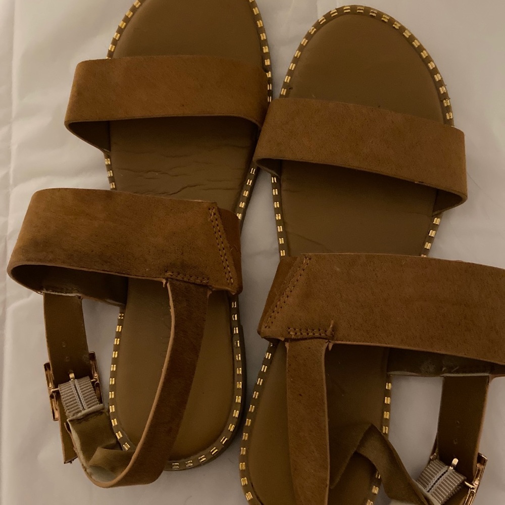 Brown Flat Sandals